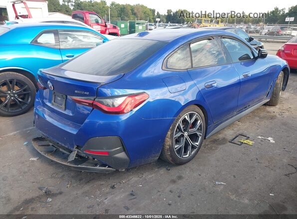 WBY73AW04PFN50536 2023 BMW I4 Blue Trasero derecho