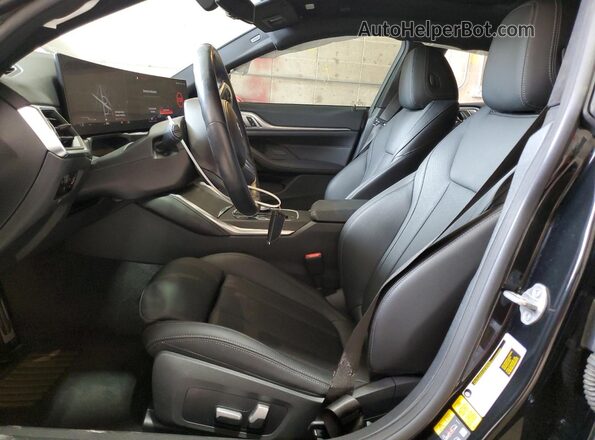 WBY73AW06PFN73798 2023 BMW I4 Black Front interior view