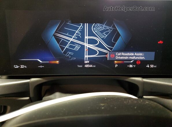 WBY73AW06PFN73798 2023 BMW I4 Black Instrument cluster view