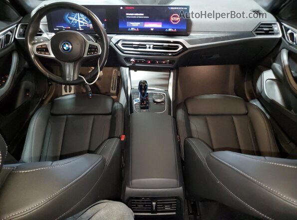 WBY73AW06PFN73798 2023 BMW I4 Black Dashboard view