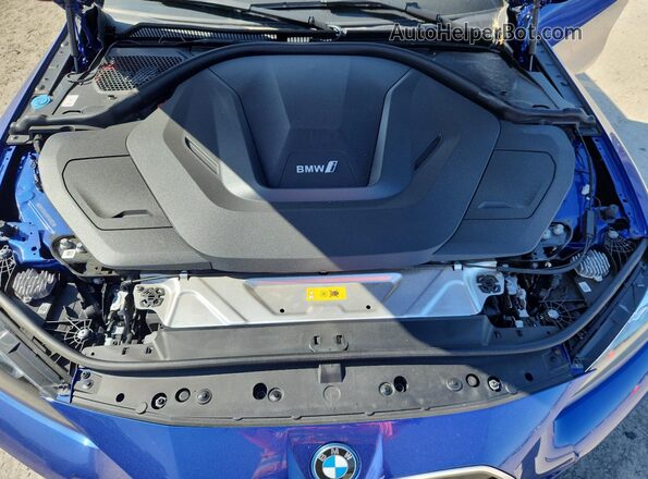 WBY73AW06RFS90322 2024 BMW I4 Blue Widok wnętrza z tyłu