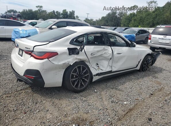 WBY73AW07NFN08455 2022 BMW I4 White Հետևի աջ