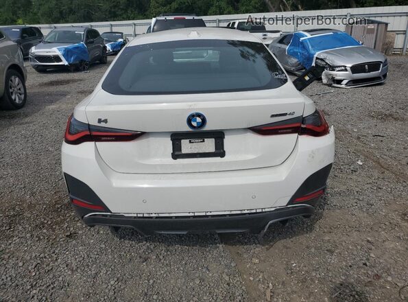 WBY73AW07NFN08455 2022 BMW I4 White Հետևի տեսք