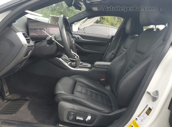 WBY73AW07NFN08455 2022 BMW I4 White Սալոնի դիմացի տեսք