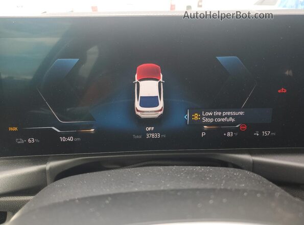 WBY73AW07NFN08455 2022 BMW I4 White Սարքավորումների վահանակի տեսք