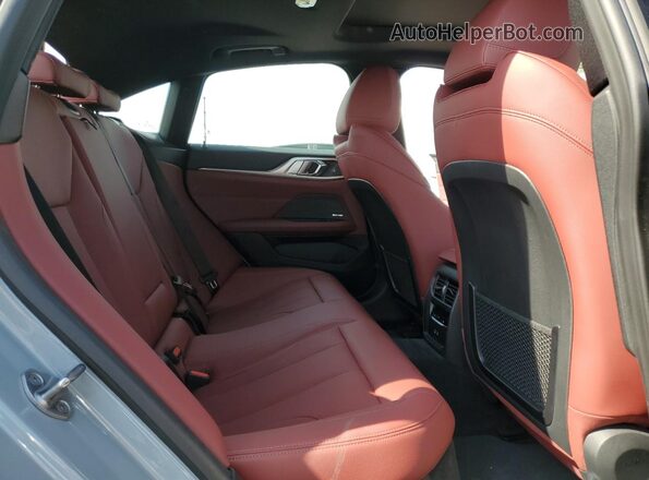 WBY73AW07NFN15938 2022 BMW I4 Gray Հետևի նստատեղերի տեսք