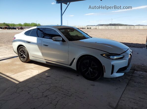 WBY73AW08NFN06228 2022 BMW I4 White Передня права чверть