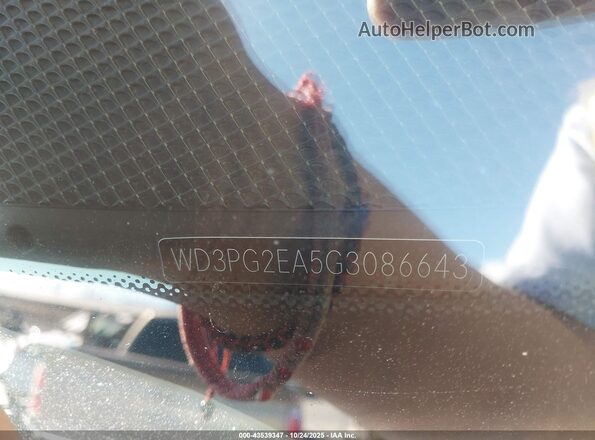 WD3PG2EA5G3086643 2016 MERCEDES-BENZ METRIS White Vista del compartimento del motor