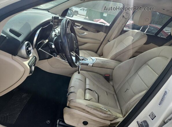 WDC0G4JB1KF501475 2019 MERCEDES-BENZ GLC-CLASS White Вид салону спереду