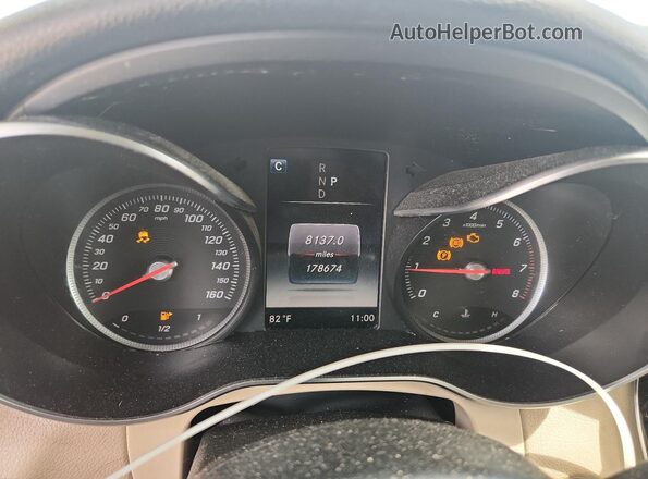 WDC0G4JB1KF501475 2019 MERCEDES-BENZ GLC-CLASS White Вид щитка приладів
