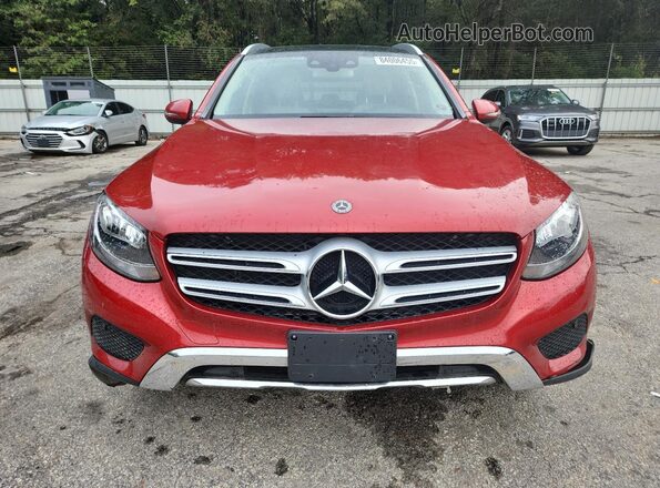WDC0G4KB3JV053372 2018 MERCEDES-BENZ GLC-CLASS Красный Вид спереди
