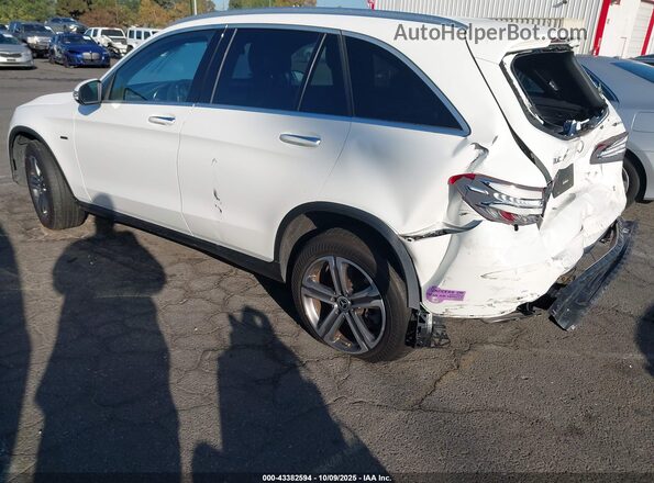 WDC0G5EB3KF590370 2019 MERCEDES-BENZ GLC 350E White Trasero izquierdo