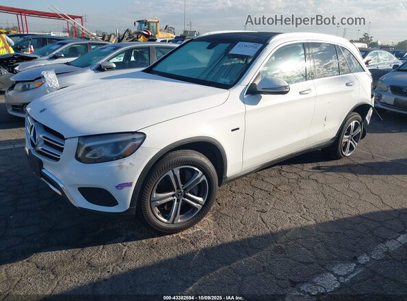 WDC0G5EB3KF590370 2019 MERCEDES-BENZ GLC 350E White Vista tres cuartos delantera izquierda
