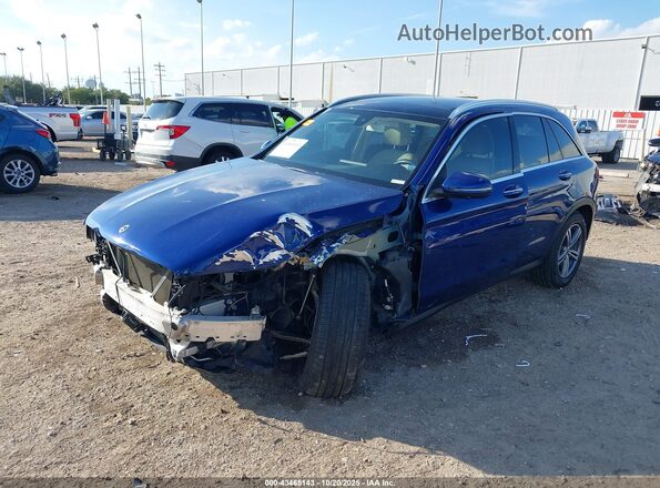 WDC0G8DB3LF734794 2020 MERCEDES-BENZ GLC 300 Blue Առջևի ձախ երեք քառորդ տեսարան