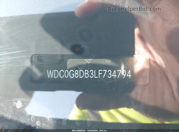 WDC0G8DB3LF734794 2020 MERCEDES-BENZ GLC 300 Blue Շարժիչի բաժամունքի տեսք