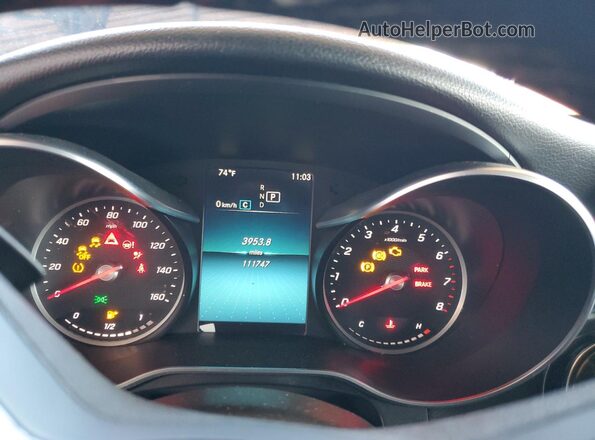 WDC0G8DB9LF696150 2020 MERCEDES-BENZ GLC-CLASS Black ხელსაწყოთა პანელის ხედი