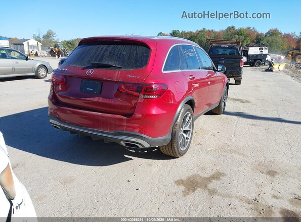 WDC0G8EB3LF746118 2020 MERCEDES-BENZ GLC 300 Red Հետևի աջ