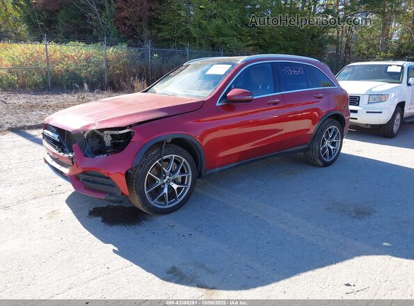 WDC0G8EB3LF746118 2020 MERCEDES-BENZ GLC 300 Red Առջևի ձախ երեք քառորդ տեսարան