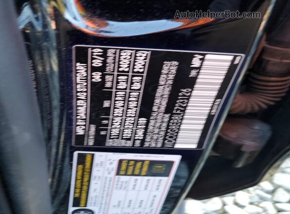 WDC0G8EB8LF723126 2020 MERCEDES-BENZ GLC-CLASS Black VIN sticker view