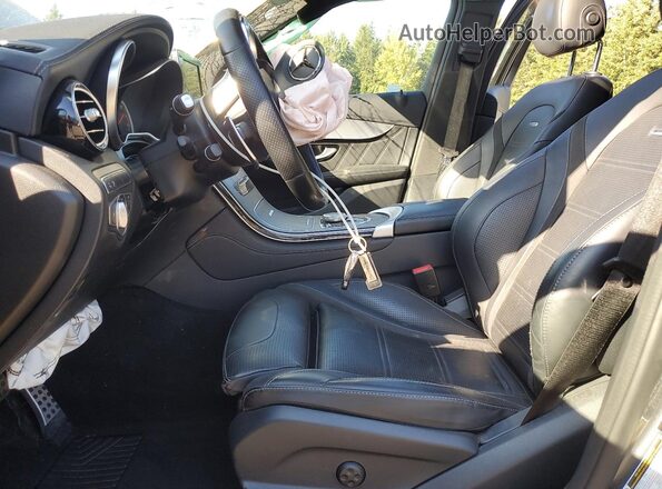 WDC0G8JB7JF436573 2018 MERCEDES-BENZ GLC-CLASS Gray წინა სალონის ხედი