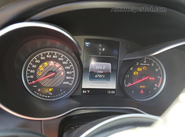 WDC0G8JB7JF436573 2018 MERCEDES-BENZ GLC-CLASS Gray ხელსაწყოთა პანელის ხედი