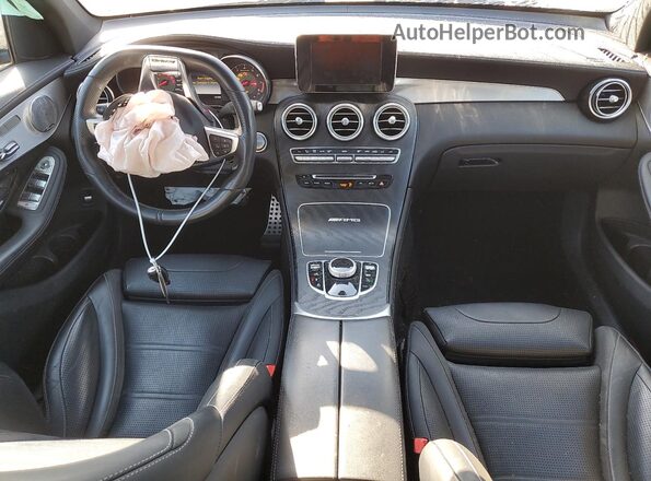 WDC0G8JB7JF436573 2018 MERCEDES-BENZ GLC-CLASS Gray წინა პანელის ხედი