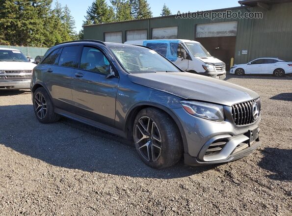 WDC0G8JB7JF436573 2018 MERCEDES-BENZ GLC-CLASS Gray წინა მარჯვენა