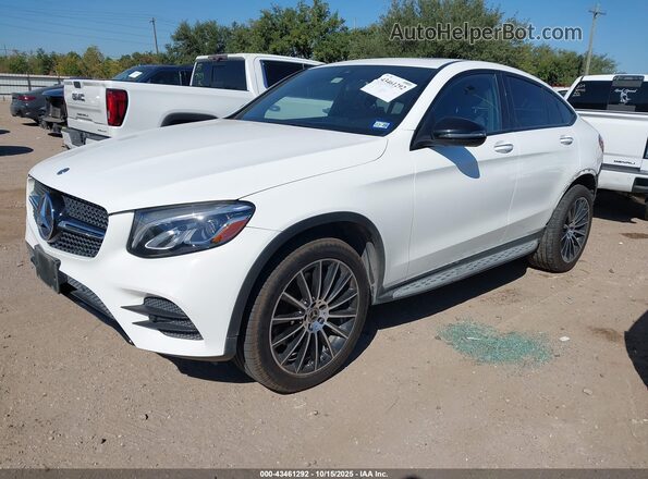 WDC0J4KB7JF427137 2018 MERCEDES-BENZ GLC 300 COUPE White Передня ліва чверть