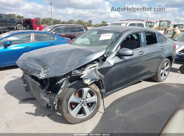 WDC0J4KB9JF338928 2018 MERCEDES-BENZ GLC 300 COUPE Gray Передня ліва чверть