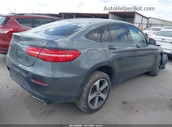 WDC0J4KB9JF338928 2018 MERCEDES-BENZ GLC 300 COUPE Gray Задня права чверть