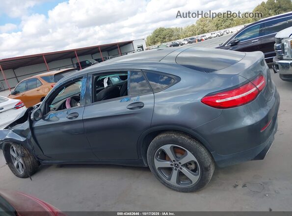 WDC0J4KB9JF338928 2018 MERCEDES-BENZ GLC 300 COUPE Gray Вид задньої частини салону
