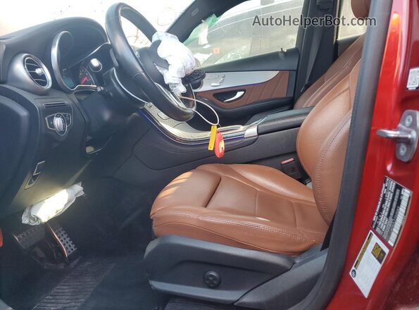 WDC0J8EB2LF702063 2020 MERCEDES-BENZ GLC-CLASS Red Dashboard view