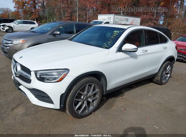 WDC0J8EB9LF681857 2020 MERCEDES-BENZ GLC 300 COUPE White წინა მარცხენა ხედი სამი მეოთხედიდან