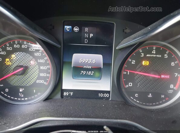 WDC0J8KB3KF499090 2019 MERCEDES-BENZ AMG GLC 63 COUPE Black Widok tylnych siedzeń