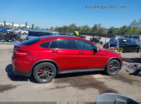 WDC0J8KB4KF497431 2019 MERCEDES-BENZ AMG GLC 63 COUPE Burgundy Widok wnętrza z tyłu