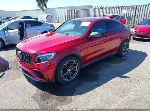 WDC0J8KB4KF497431 2019 MERCEDES-BENZ AMG GLC 63 COUPE Burgundy Przód lewy