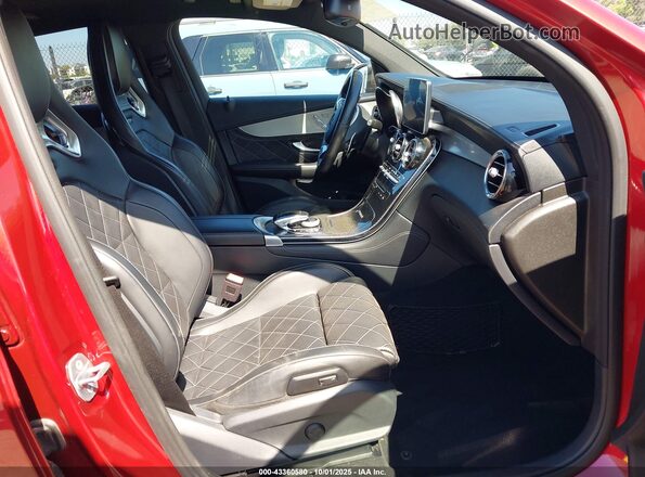 WDC0J8KB4KF497431 2019 MERCEDES-BENZ AMG GLC 63 COUPE Burgundy Widok wnętrza z przodu