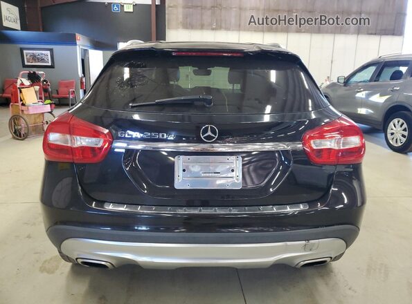 WDCTG4EB7HJ286648 2017 MERCEDES-BENZ GLA Black Вид ззаду