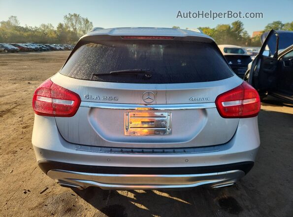 WDCTG4GB8HJ354632 2017 MERCEDES-BENZ GLA Silver Widok z tyłu