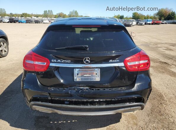 WDCTG4GBXGJ218680 2016 MERCEDES-BENZ GLA Black Вид ззаду