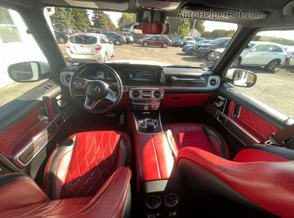 WDCYC6BJ6LX334252 2020 MERCEDES-BENZ G-CLASS White წინა პანელის ხედი
