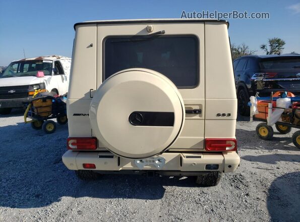 WDCYC7DF1GX254670 2016 MERCEDES-BENZ G-CLASS Beige Widok z tyłu