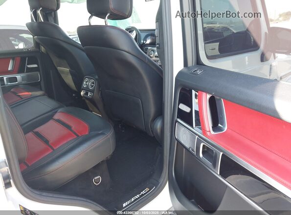 WDCYC7HJ3KX325309 2019 MERCEDES-BENZ AMG G 63 White VIN კოდის სტიკერის ხედი