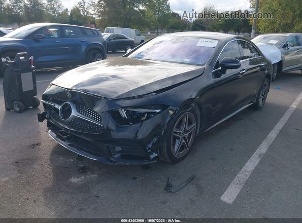 WDD2J5KB5KA043477 2019 MERCEDES-BENZ CLS-CLASS Black წინა მარცხენა ხედი სამი მეოთხედიდან