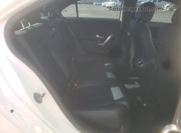WDD3G4EB4KW014256 2019 MERCEDES-BENZ A White Rear seats view