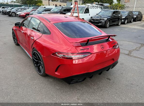 WDD7X8JB5KA001382 2019 MERCEDES-BENZ AMG GT 63 4-DOOR COUPE Red Tył lewy