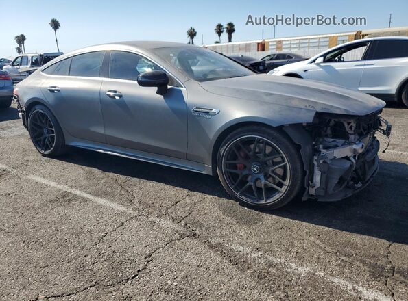 WDD7X8KB1KA007016 2019 MERCEDES-BENZ AMG Gray Front right