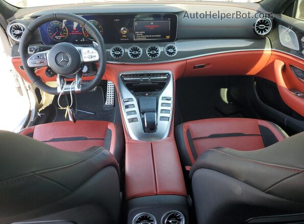 WDD7X8KB1KA007016 2019 MERCEDES-BENZ AMG Gray Dashboard view