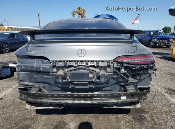 WDD7X8KB1KA007016 2019 MERCEDES-BENZ AMG Gray Rear view