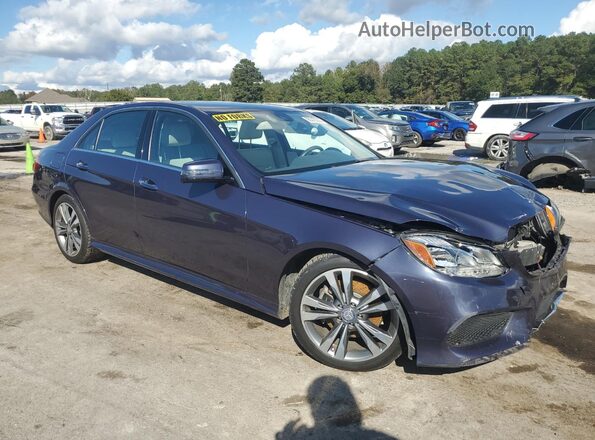 WDDHF5KBXGB188074 2016 MERCEDES-BENZ E Blue 